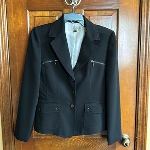 Black blazer with snaps!